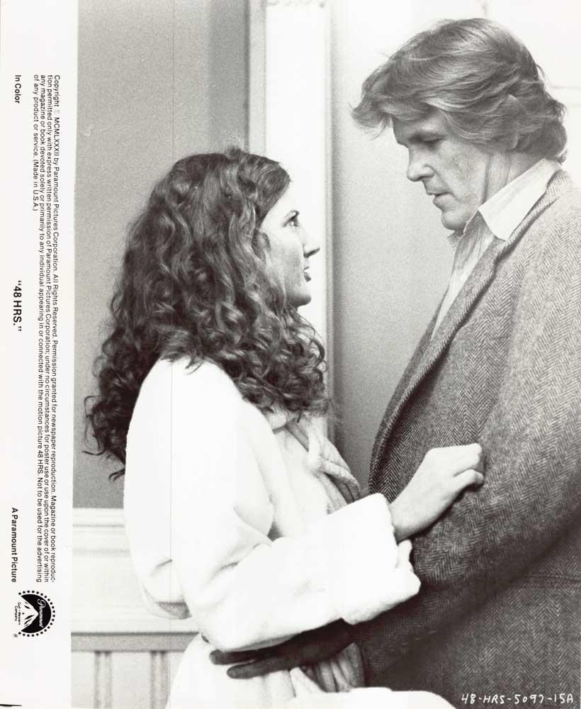 Nick Nolte 48 HRS Annette O'Toole original 8x10 press photo 1982