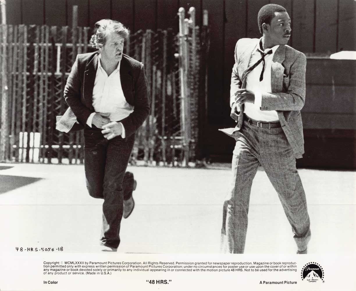 Nick Nolte Eddie Murphy 48 HRS original 10x8 press photo 1982