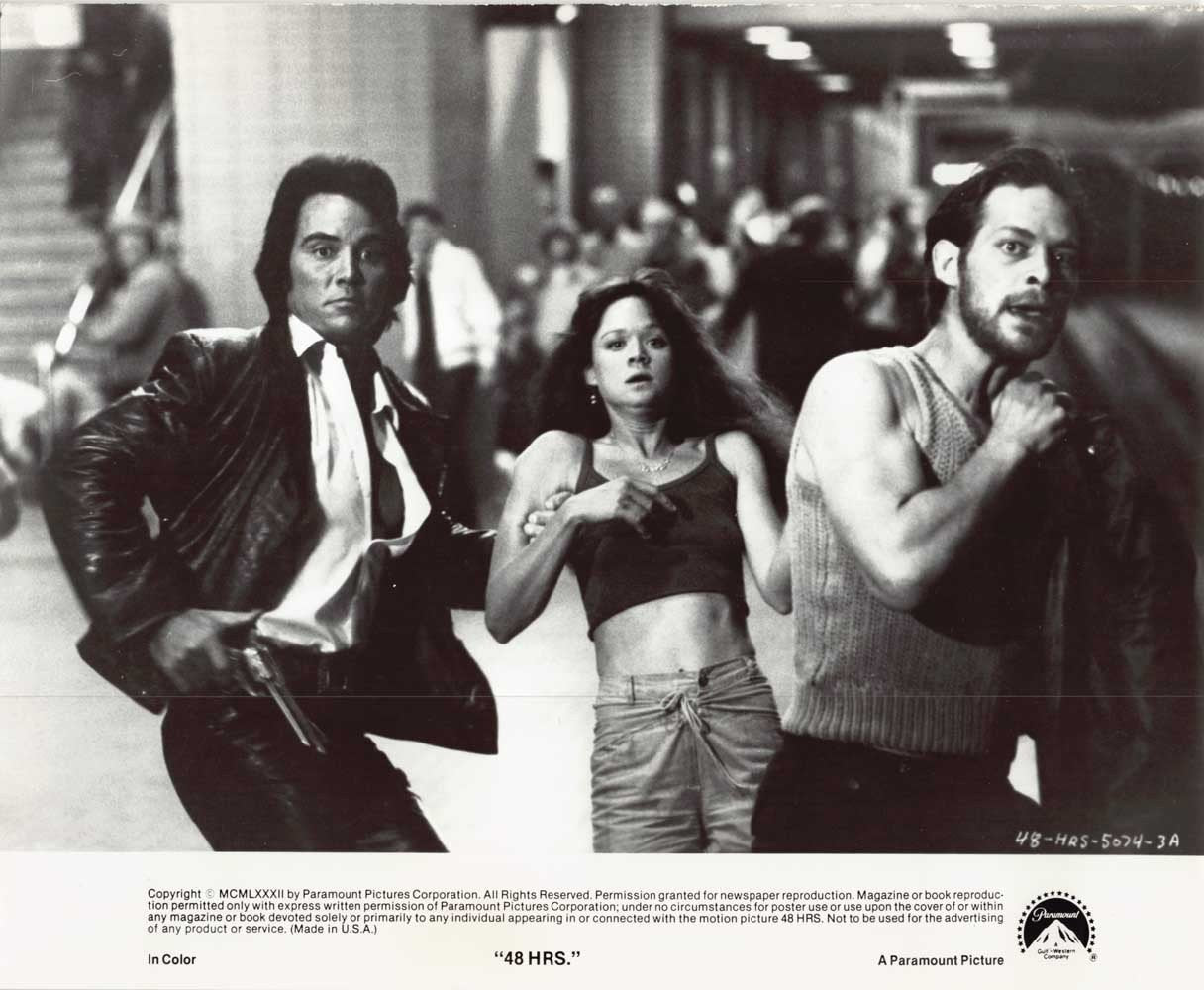 James Remar 48 HRS Sonny Ladham Kerry Sherman original 10x8 press photo 1982