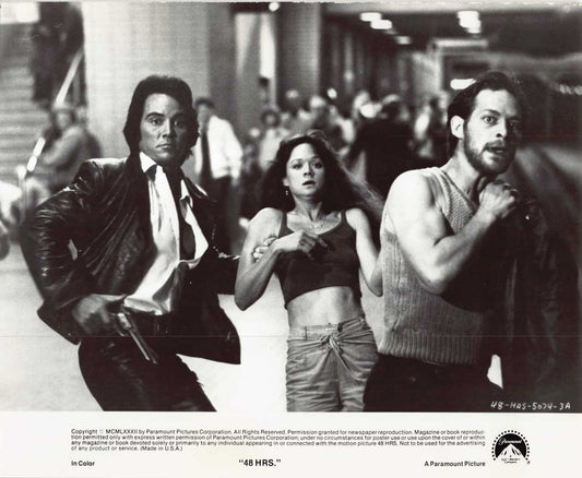 James Remar 48 HRS Sonny Ladham Kerry Sherman original 10x8 press photo 1982