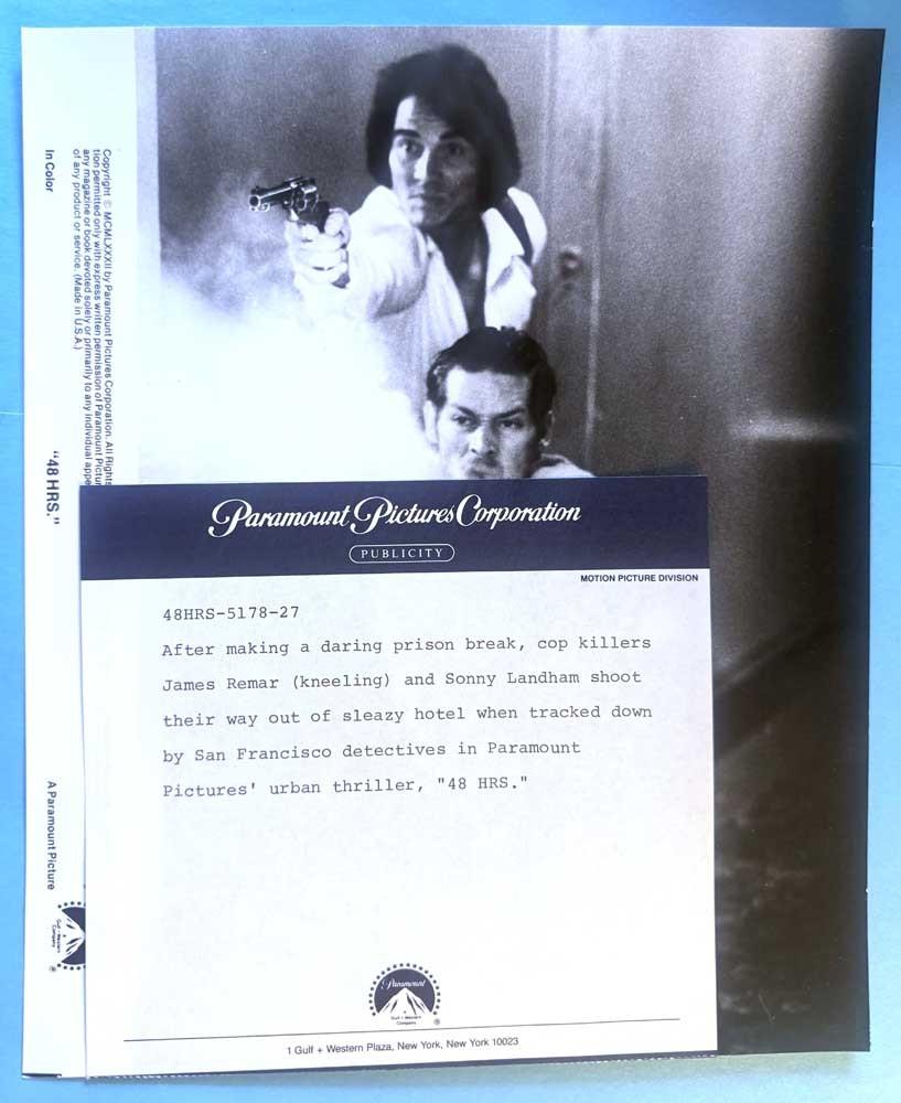 James Remar 48 HRS Sonny Ladham original 8x10 press photo 1982