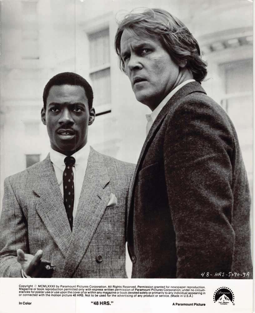 Eddie Murphy 48 HRS Nick Nolte original 8x10 press photo 1982