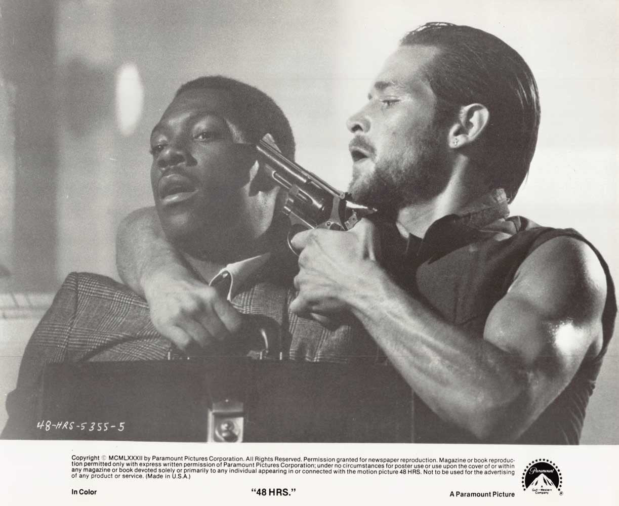 Eddie Murphy 48 HRS James Remar original 10x8 press photo 1982