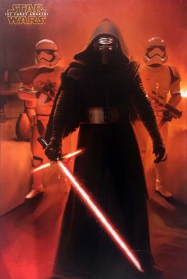 Trends Star Wars Episode VII FORCE AWAKENS Kylo Ren 24x36 exclusive poster