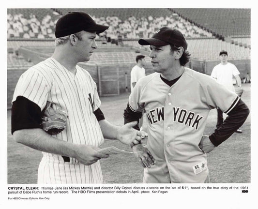 Billy Crystal HBO's 61* Thomas Jane original 10x8 press photo 2001
