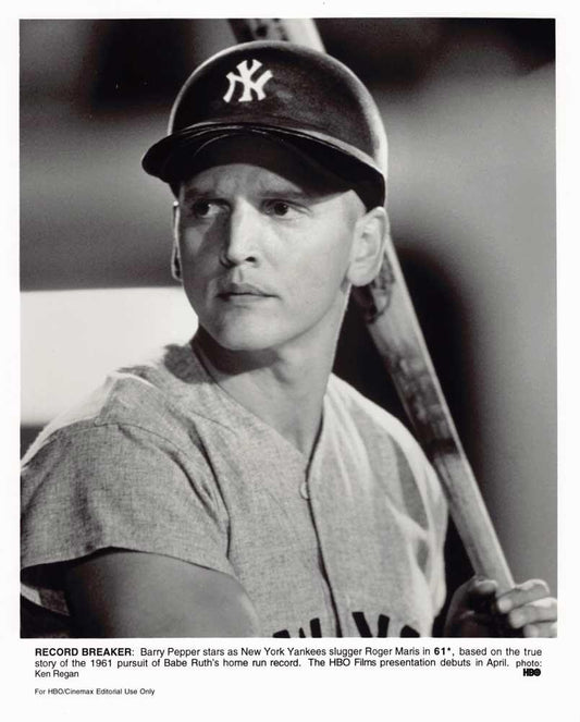 Barry Pepper HBO's 61* original 8x10 press photo 2001