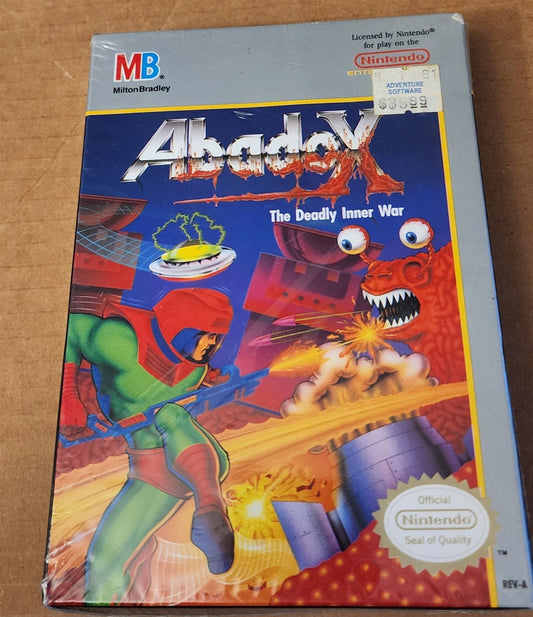ABADOX: The Deadly Inner War Nintendo NES Milton Bradley 1990 Factory Sealed NEW
