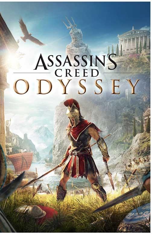 Ubisoft ASSASSIN'S CREED ODYSSEY video game poster 11x17