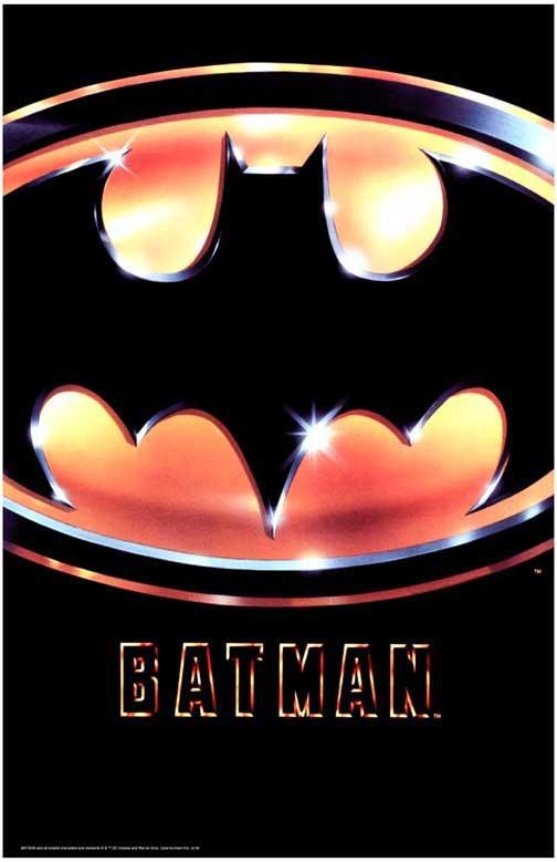 Michael Keaton BATMAN Jack Nicholson movie poster 11x17 Tim Burton