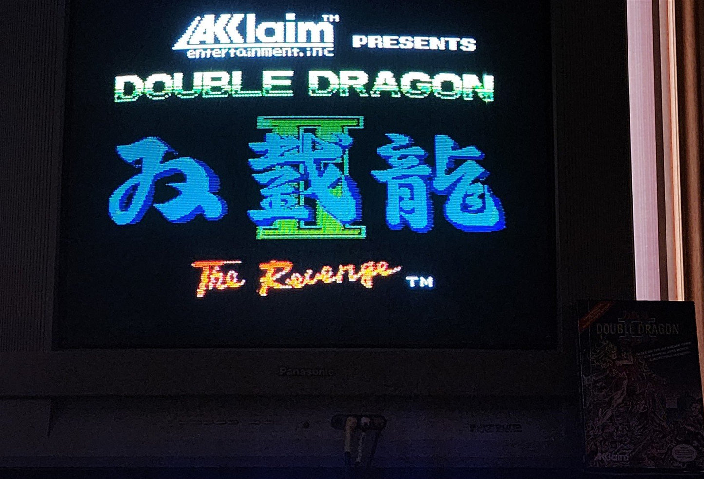 DOUBLE DRAGON II: THE REVENGE Nintendo NES 1990, Game Box Manual, Used, Tested