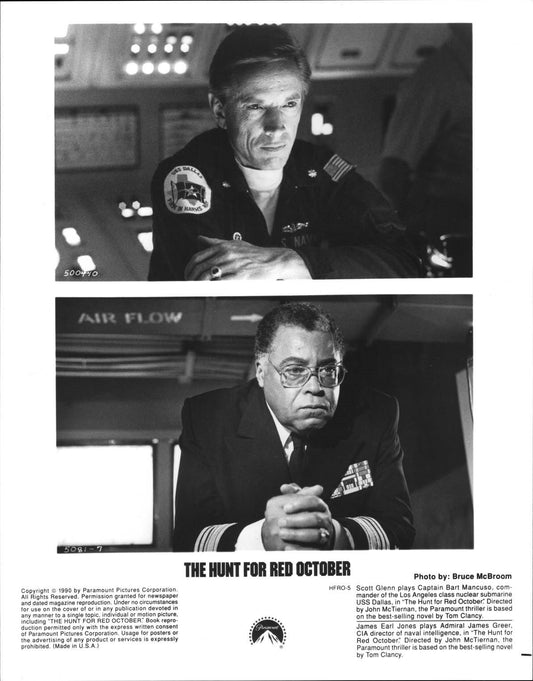 Sean Connery HUNT FOR RED OCTOBER Alec Baldwin original press photos 1990