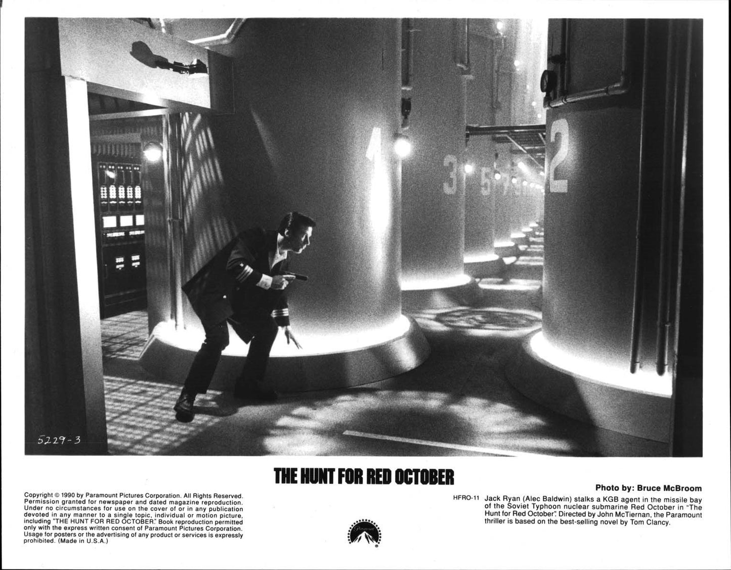 Sean Connery HUNT FOR RED OCTOBER Alec Baldwin original press photos 1990