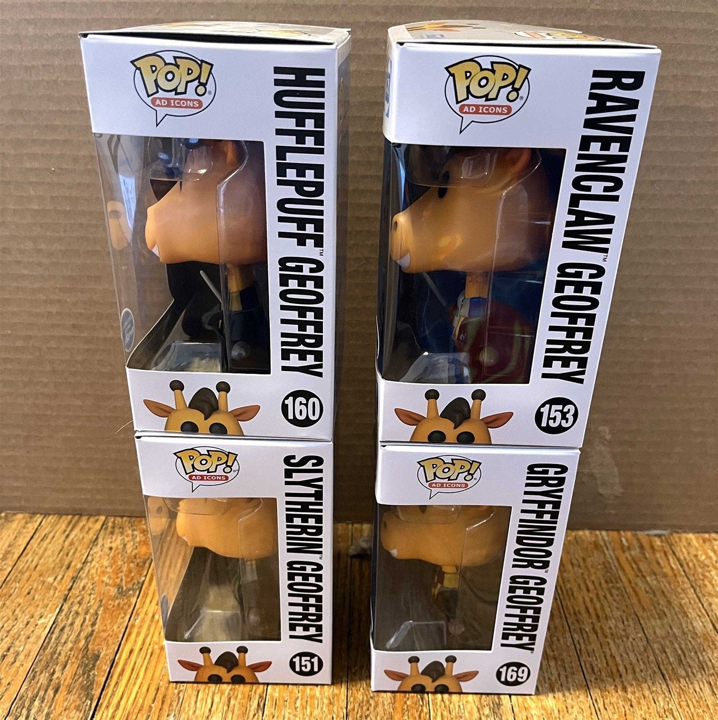 Funko POP! GEOFFREY as WIZARDING WORLD HARRY POTTER set of 4 TOYS R US exclusive