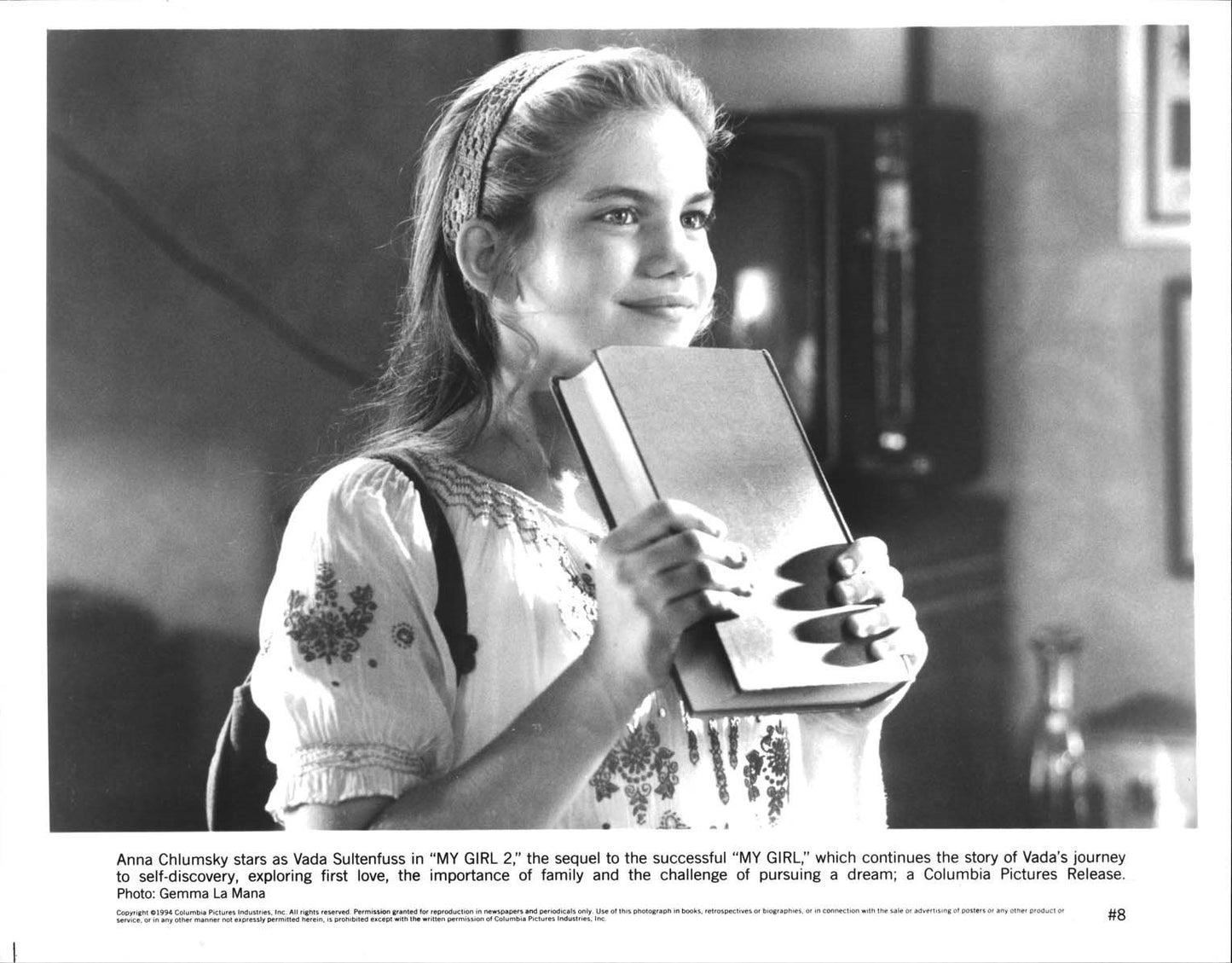 Anna Chlumsky MY GIRL 2 O'Brien Aykroyd Jamie Lee Curtis original press photos