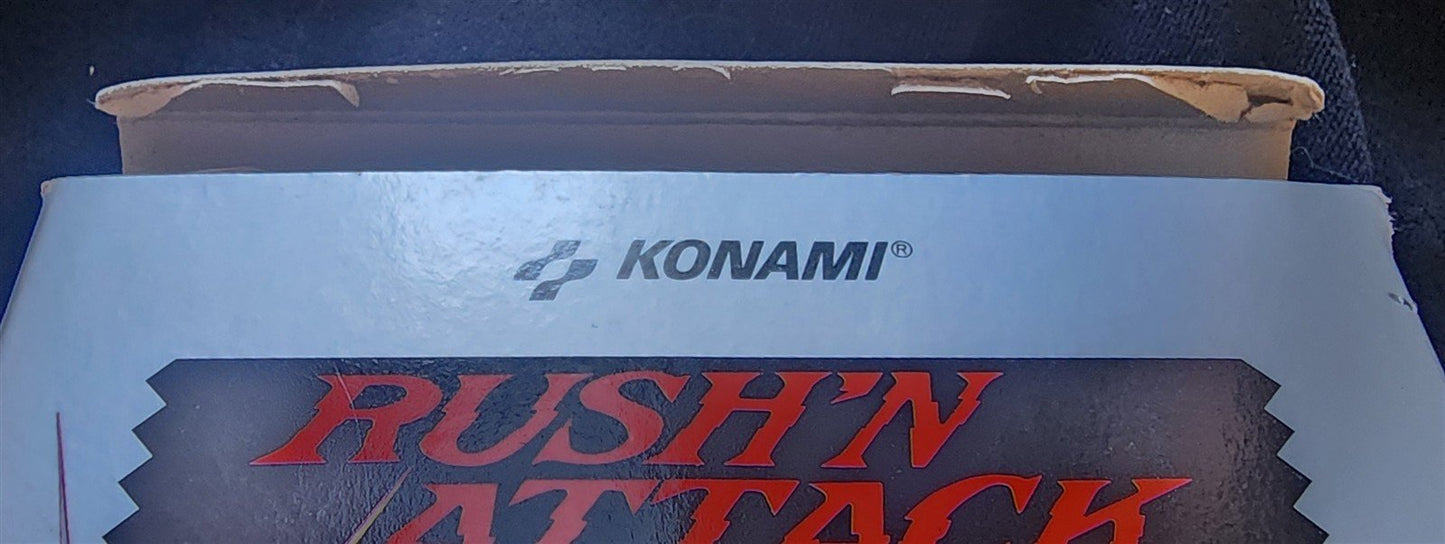 Konami RUSH'N ATTACK Nintendo NES 1987, Game, Sleeve, Box, Manual Used, Tested