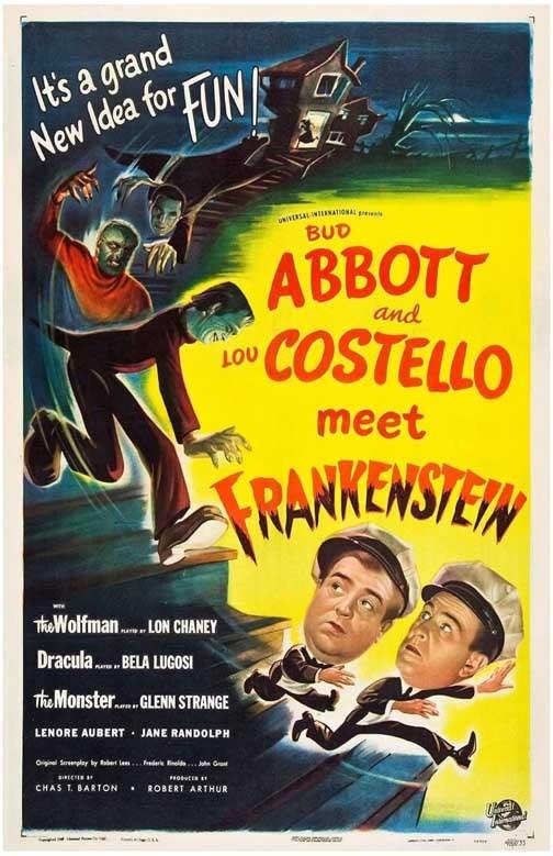 ABBOTT & COSTELLO MEET FRANKENSTEIN movie poster 11x17