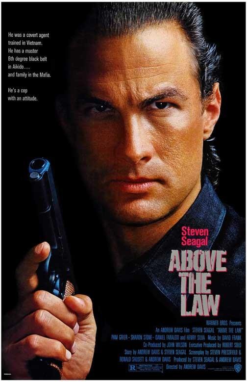 Steven Seagal ABOVE THE LAW movie poster 11x17