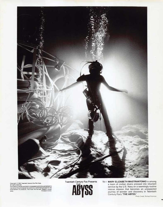 James Cameron's THE ABYSS Ed Harris original 8x10 press photo 1989
