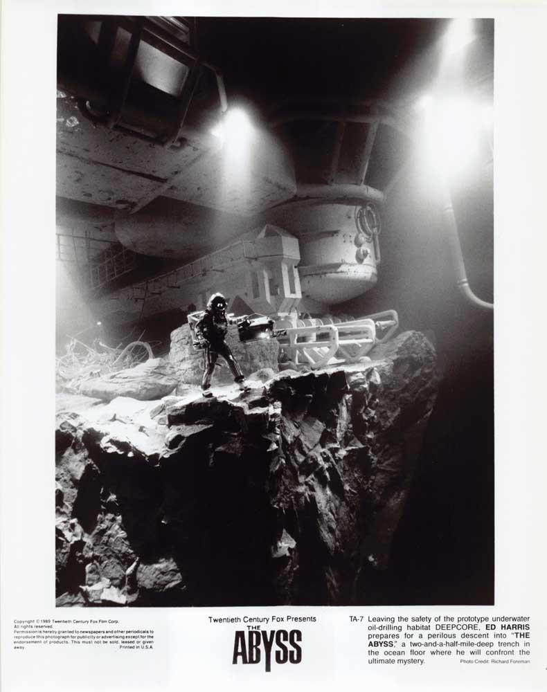 Ed Harris THE ABYSS original 8x10 press photo 1989 James Cameron
