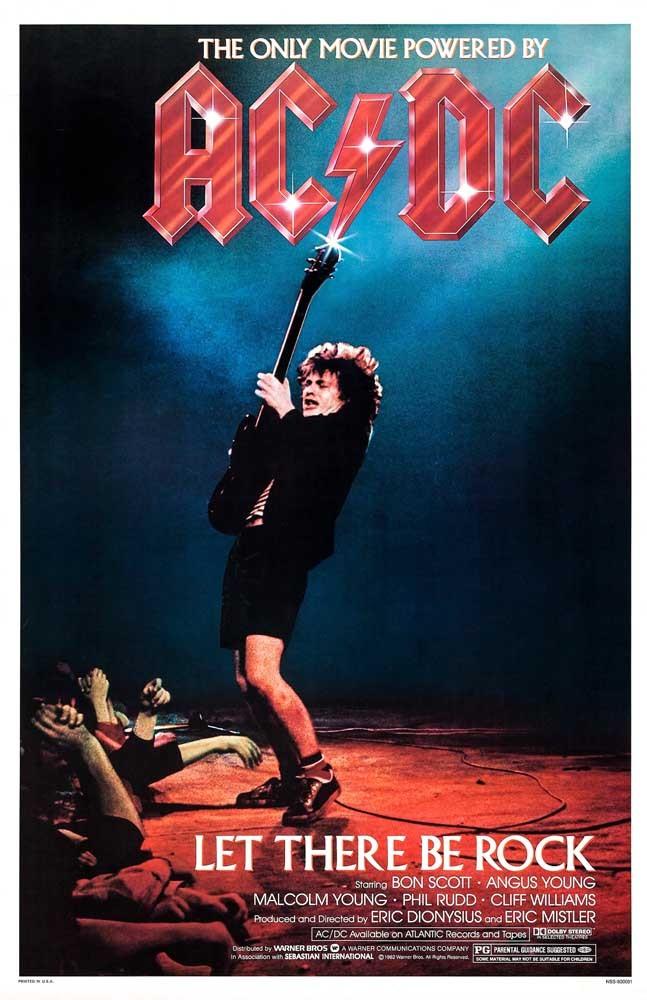 AC/DC LET THERE BE ROCK movie poster 11x17