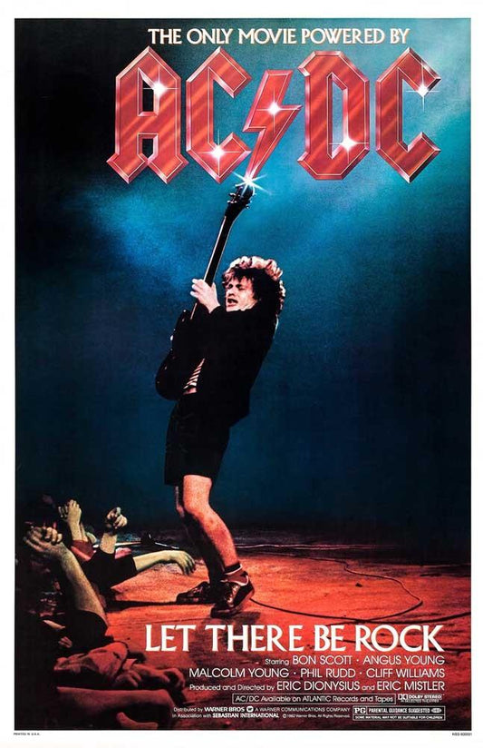 AC/DC LET THERE BE ROCK movie poster 11x17
