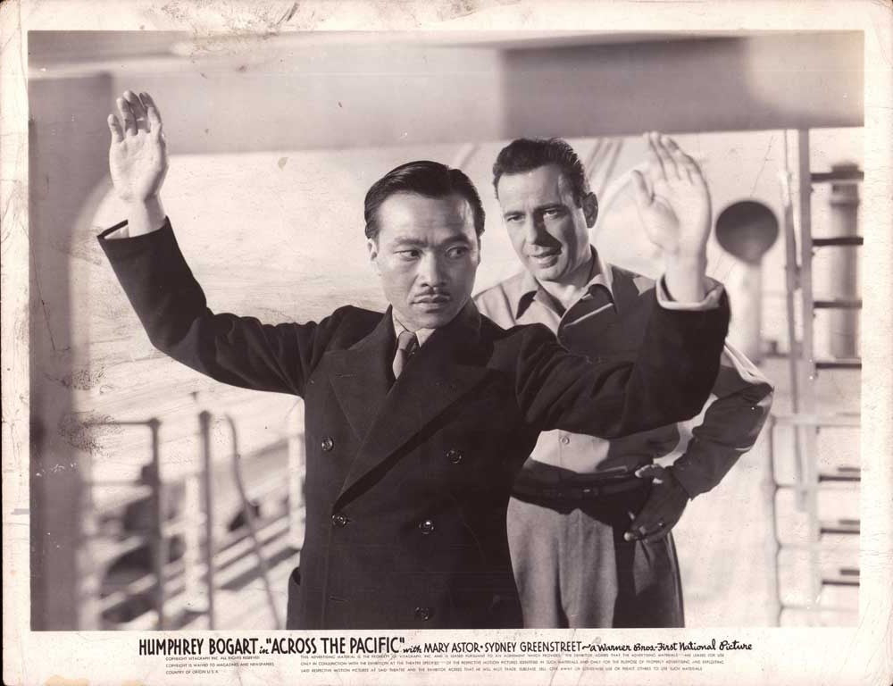 Humphrey Bogart ACROSS THE PACIFIC Mary Astor original 10x8 press photos 1942