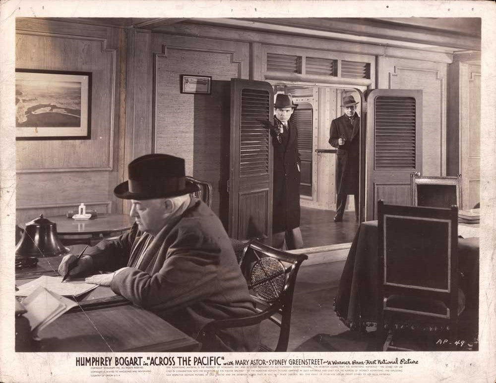 Humphrey Bogart ACROSS THE PACIFIC Mary Astor original 10x8 press photos 1942