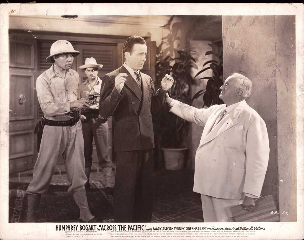 Humphrey Bogart ACROSS THE PACIFIC Mary Astor original 10x8 press photos 1942