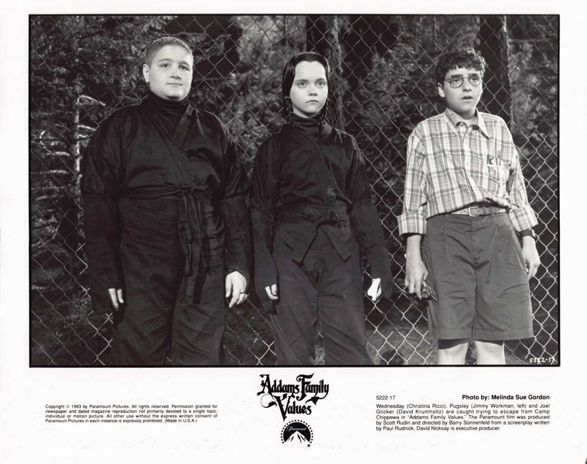 Christina Ricci ADDAMS FAMILY VALUES Jimmy Workman original 10x8 photo 1993