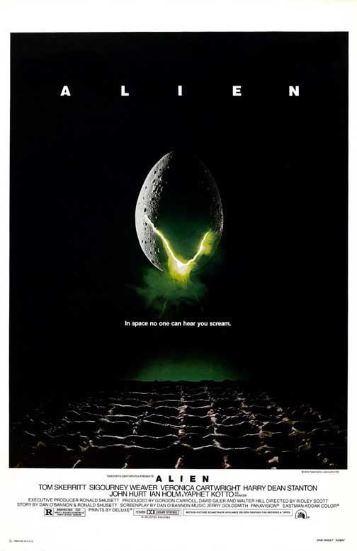 Sigourney Weaver ALIEN Ian Holm movie poster 11x17 Ridley Scott