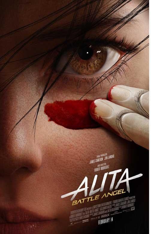 ALITA BATTLE ANGEL movie poster 11x17 Robert Rodriguez