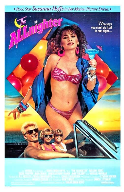 Susanna Hoffs THE ALLNIGHTER movie poster 11x17