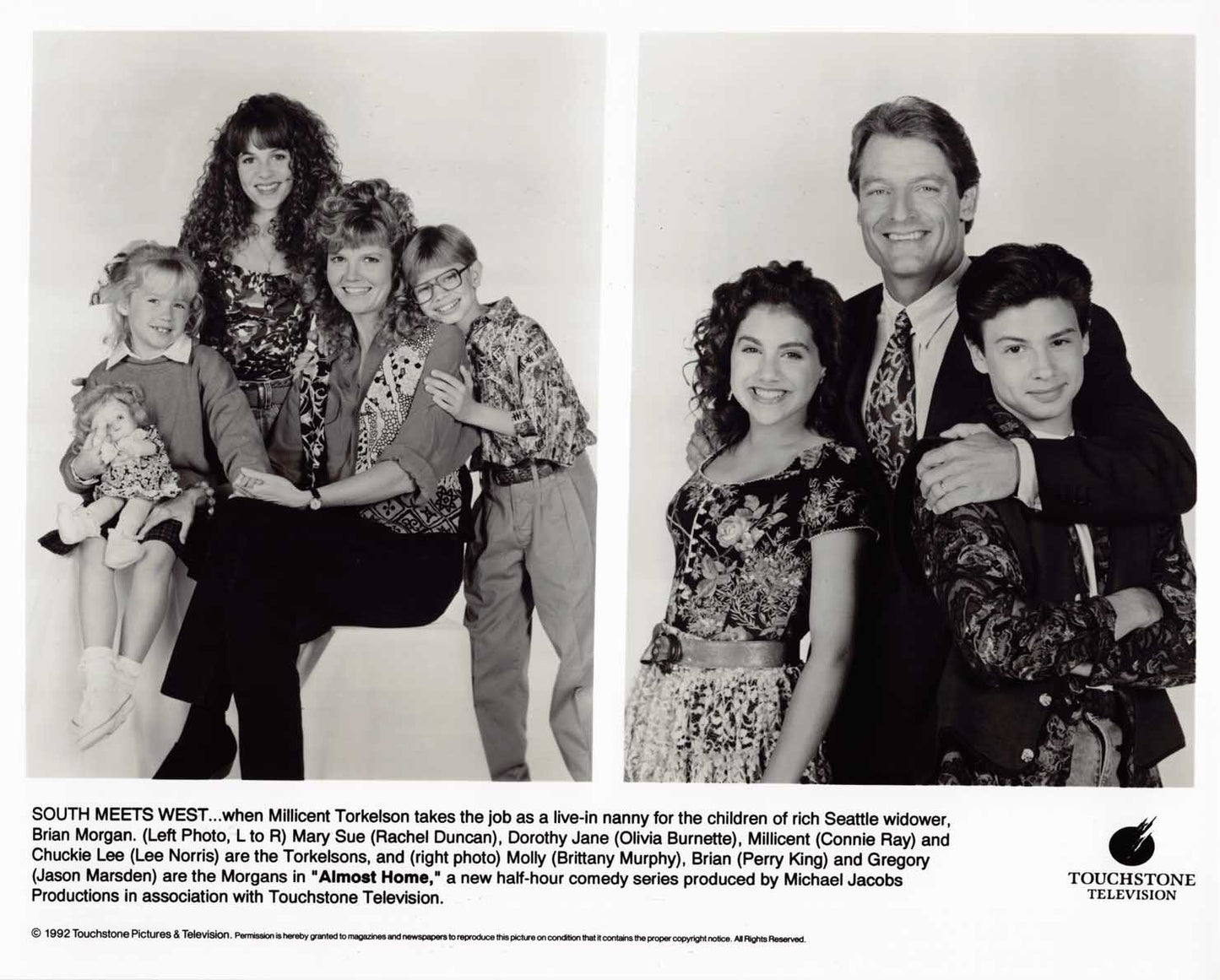 Connie Ray ALMOST HOME Perry King Brittany Murphy original press photos 1992