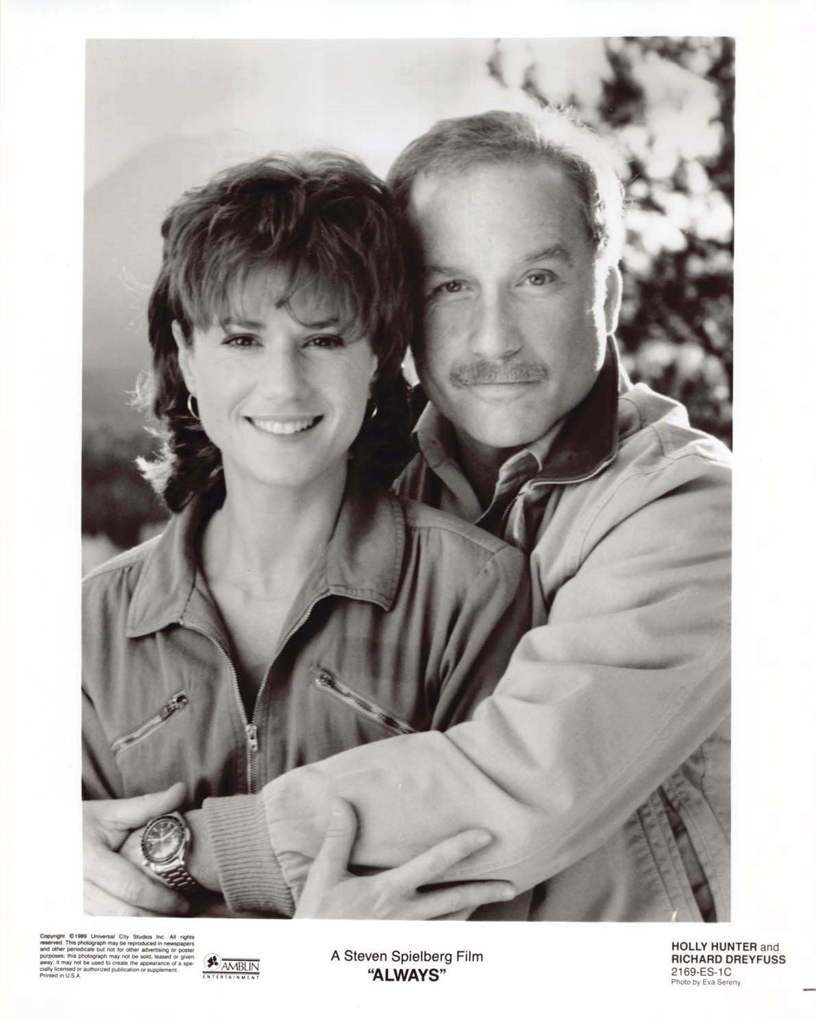 Holly Hunter ALWAYS Richard Dreyfuss original 8x10 press photo 1989 Spielberg