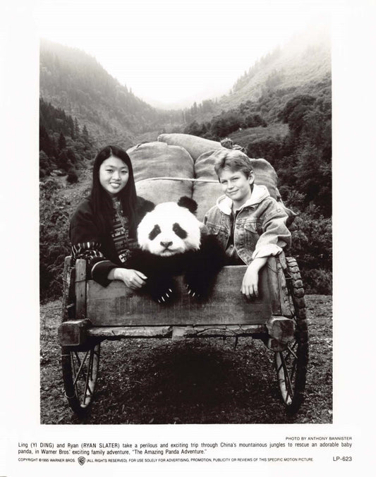 Ryan Slater 1995 AMAZING PANDA ADVENTURE Yi Ding original 8x10 press photo