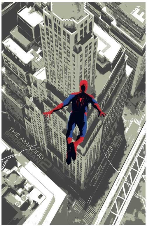 Andrew Garfield AMAZING SPIDER-MAN 2 Imax movie poster 11x17
