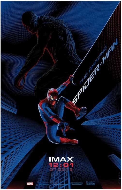 Andrew Garfield AMAZING SPIDER-MAN Imax movie poster 11x17