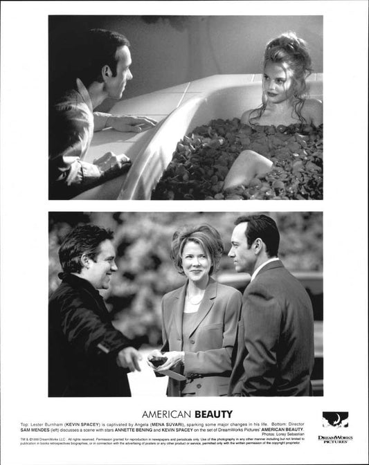 Annette Bening AMERICAN BEAUTY Kevin Spacey Mena Suvari original press photo