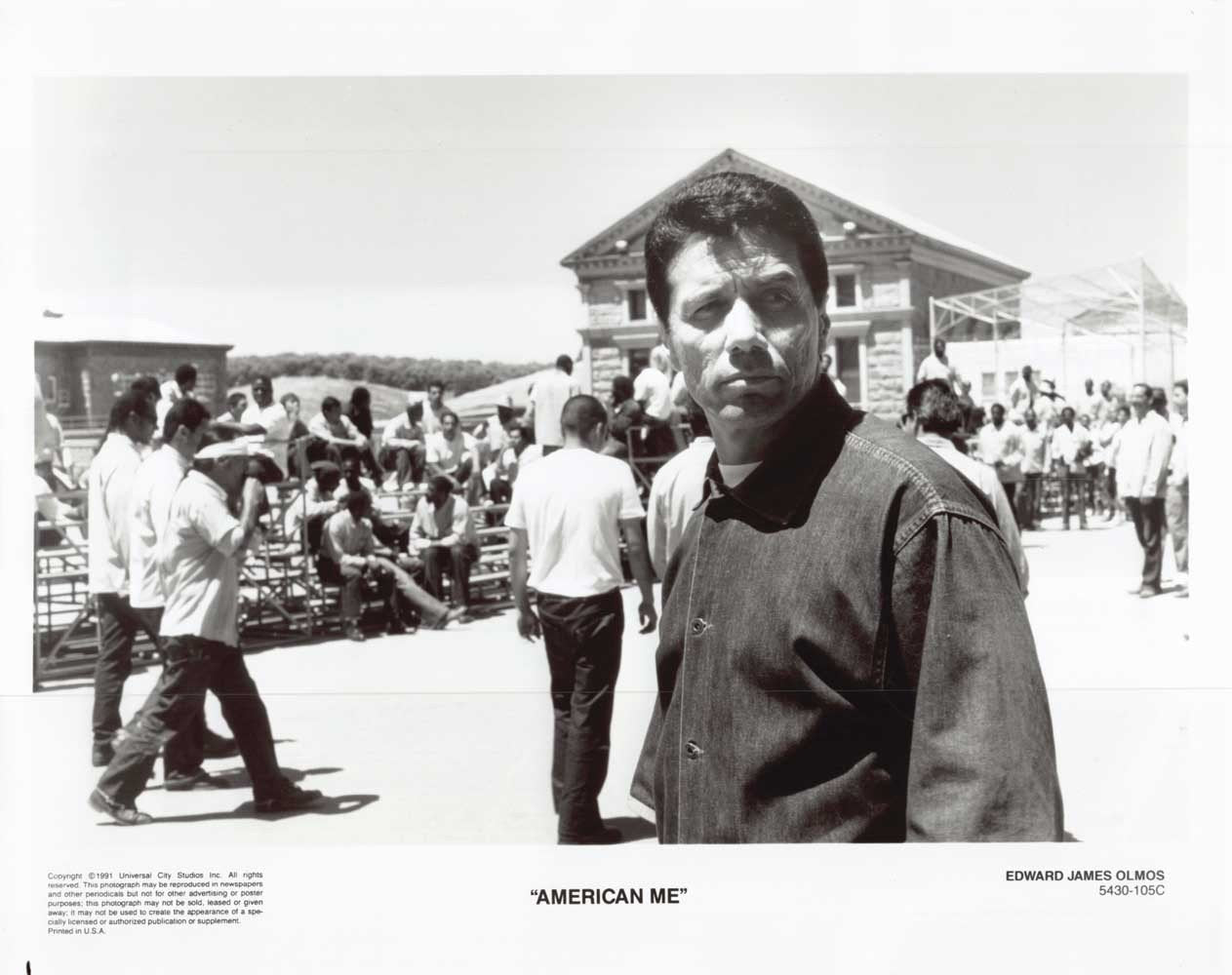 Edward James Olmos AMERICAN ME original 10x8 press photo 1991
