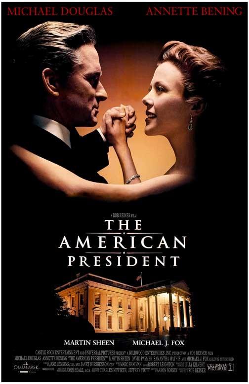Annette Bening AMERICAN PRESIDENT Michael Douglas movie poster 11x17 Rob Reiner