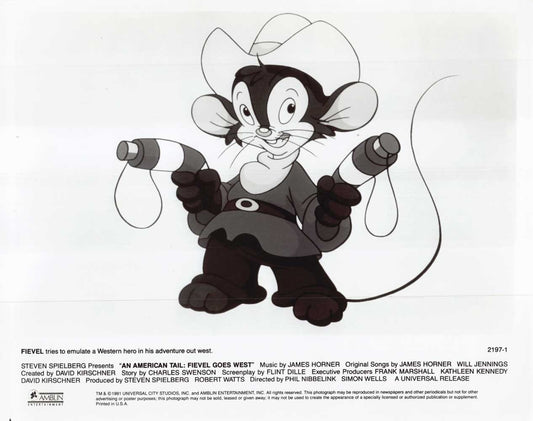 Phillip Glasser AN AMERICAN TAIL FIEVEL GOES WEST original 10x8 press photo 1991