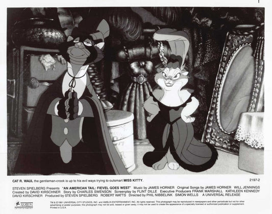 John Cleese AN AMERICAN TAIL FIEVEL GOES WEST original 10x8 press photo 1991