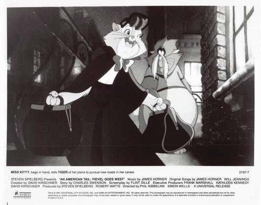 Amy Irving AN AMERICAN TAIL FIEVEL GOES WEST original 10x8 press photo 1991