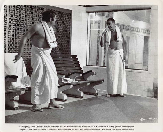 Sean Connery THE ANDERSON TAPES Alan King 10x8 press photo 1971