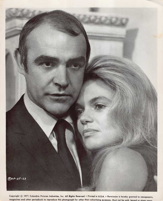 Sean Connery THE ANDERSON TAPES Dyan Cannon 8x10 press photo 1971