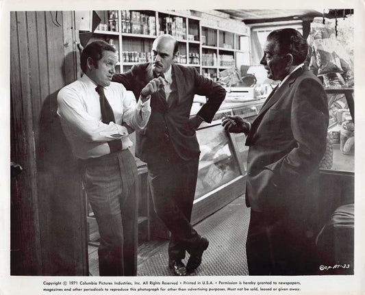 Alan King THE ANDERSON TAPES 10x8 trio press photo 1971