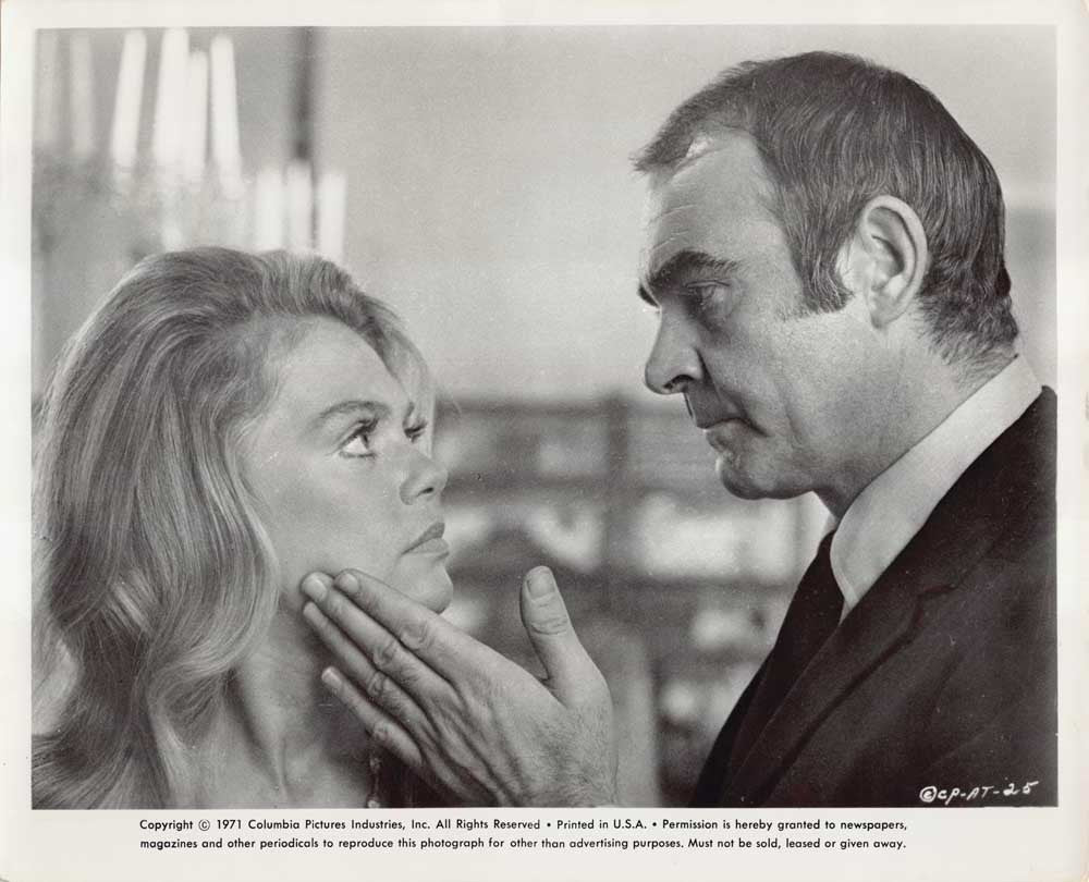 Sean Connery THE ANDERSON TAPES Dyan Cannon 10x8 press photo 1971