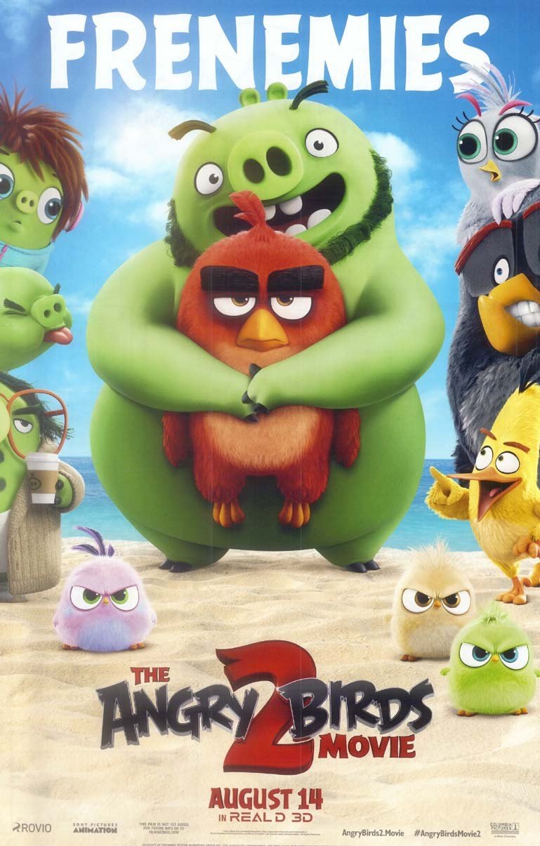 ANGRY BIRDS 2 MOVIE original studio movie poster 11x17