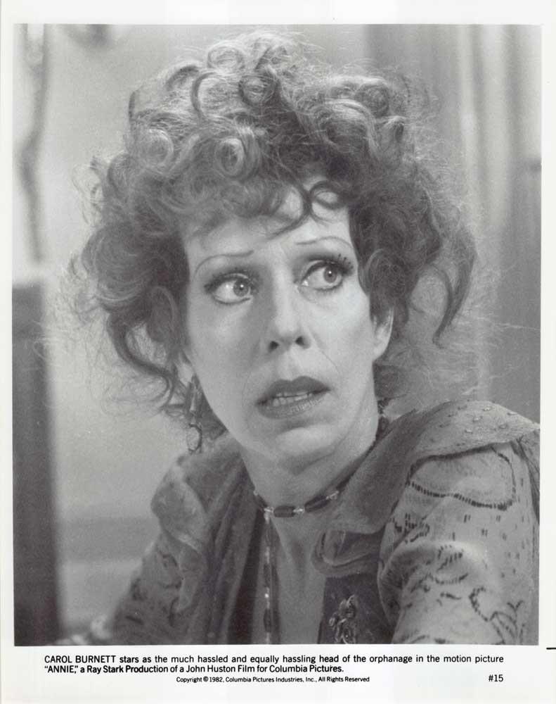 Albert Finney ANNIE Tim Curry Carol Burnett original 8x10 press photos 1982