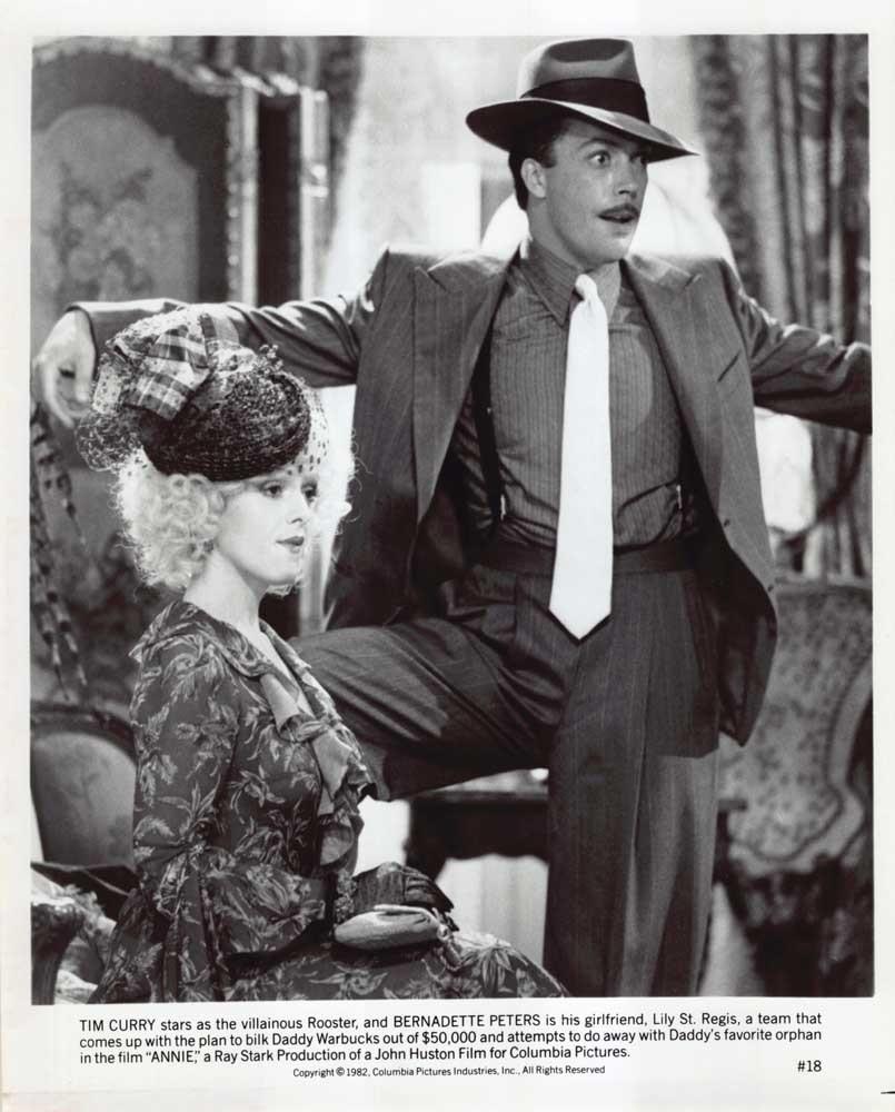 Albert Finney ANNIE Tim Curry Carol Burnett original 8x10 press photos 1982